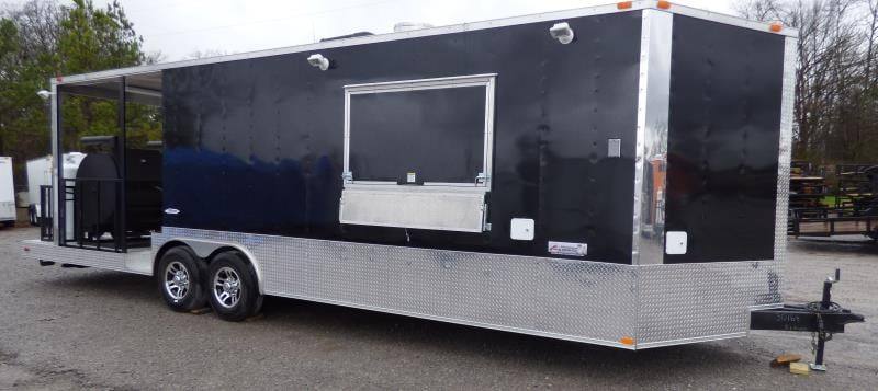 1381-concession-trailer-8.5-x28-black-smoker-bbq-catering-food-event-restroom-28.jpg Concession Trailer 8.5'x28' Black - Smoker BBQ Catering Food Event Restroom