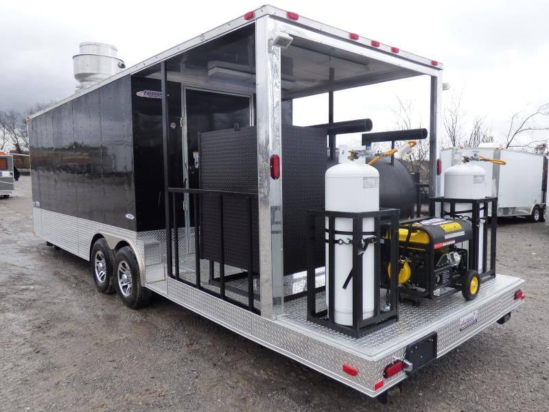 1381-concession-trailer-8.5-x28-black-smoker-bbq-catering-food-event-restroom-34.jpg Concession Trailer 8.5'x28' Black - Smoker BBQ Catering Food Event Restroom