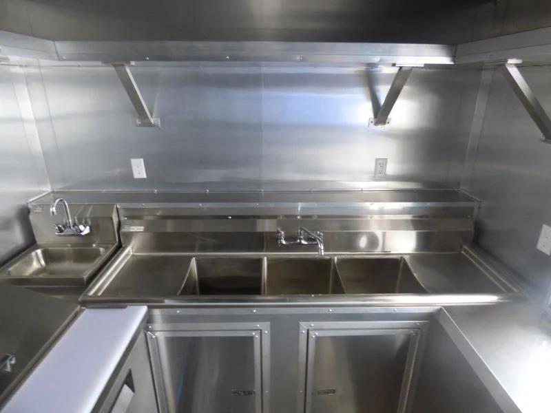 1381-concession-trailer-8.5-x28-black-smoker-bbq-catering-food-event-restroom-39.webp Concession Trailer 8.5'x28' Black - Smoker BBQ Catering Food Event Restroom
