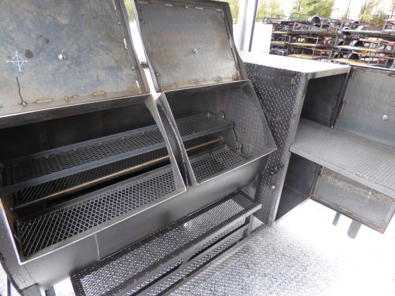 1381-concession-trailer-8.5-x28-black-smoker-bbq-catering-food-event-restroom-7.jpg Concession Trailer 8.5'x28' Black - Smoker BBQ Catering Food Event Restroom