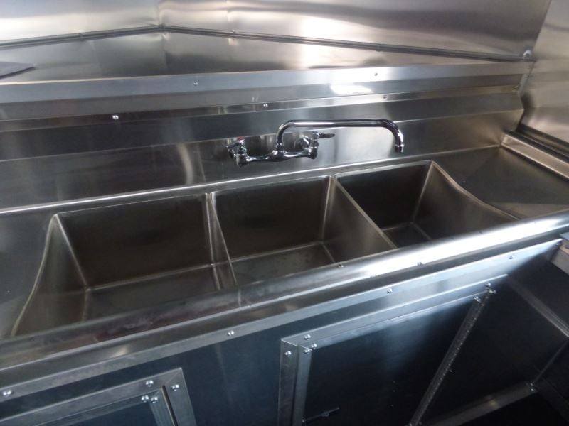 Concession Trailer 8.5'x28' Charcoal Gray - Smoker BBQ Vending Concession