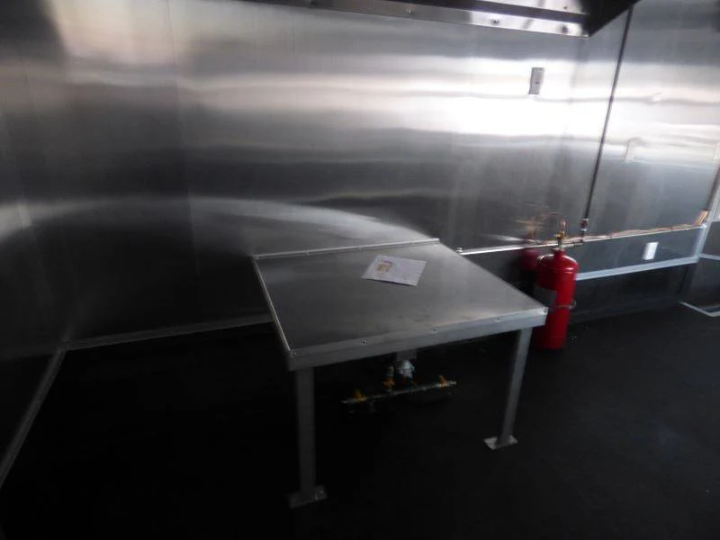 Concession Trailer 8.5'x28' Charcoal Gray - Smoker BBQ Vending Concession