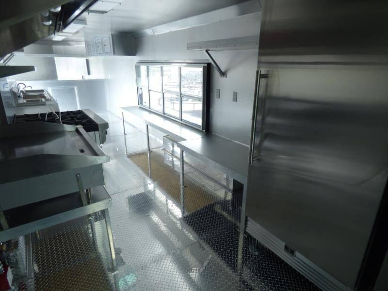 1385-concession-trailer-8.5-x28-dove-gray-vending-food-bbq-catering-10.jpg Concession Trailer 8.5'x28' Dove Gray - Vending Food BBQ Catering