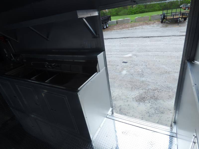 1385-concession-trailer-8.5-x28-dove-gray-vending-food-bbq-catering-27.jpg Concession Trailer 8.5'x28' Dove Gray - Vending Food BBQ Catering