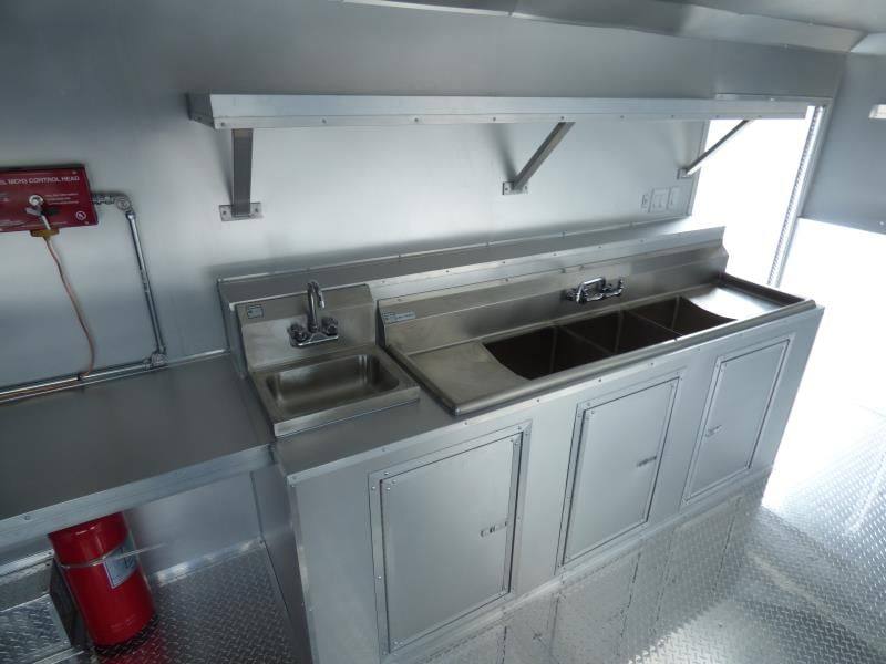 1385-concession-trailer-8.5-x28-dove-gray-vending-food-bbq-catering-3.jpg Concession Trailer 8.5'x28' Dove Gray - Vending Food BBQ Catering