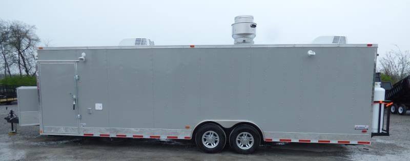 1385-concession-trailer-8.5-x28-dove-gray-vending-food-bbq-catering-7.jpg Concession Trailer 8.5'x28' Dove Gray - Vending Food BBQ Catering