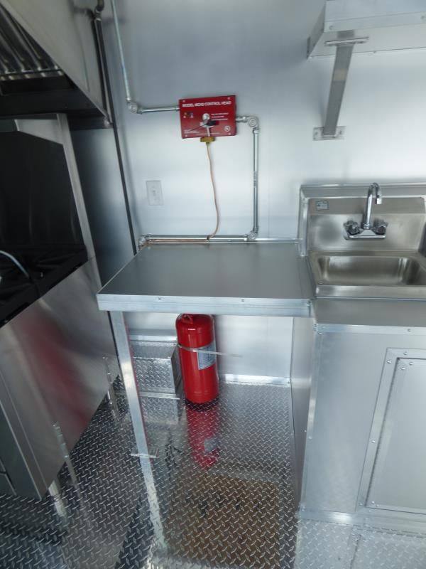 1385-concession-trailer-8.5-x28-dove-gray-vending-food-bbq-catering-9.jpg Concession Trailer 8.5'x28' Dove Gray - Vending Food BBQ Catering