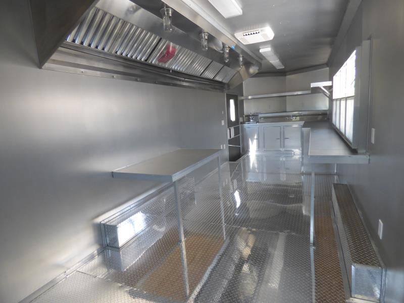 1386-concession-trailer-8.5-x28-red-food-catering-enclosed-kitchen-14.jpg Concession Trailer 8.5'x28' Red - Food Catering Enclosed Kitchen