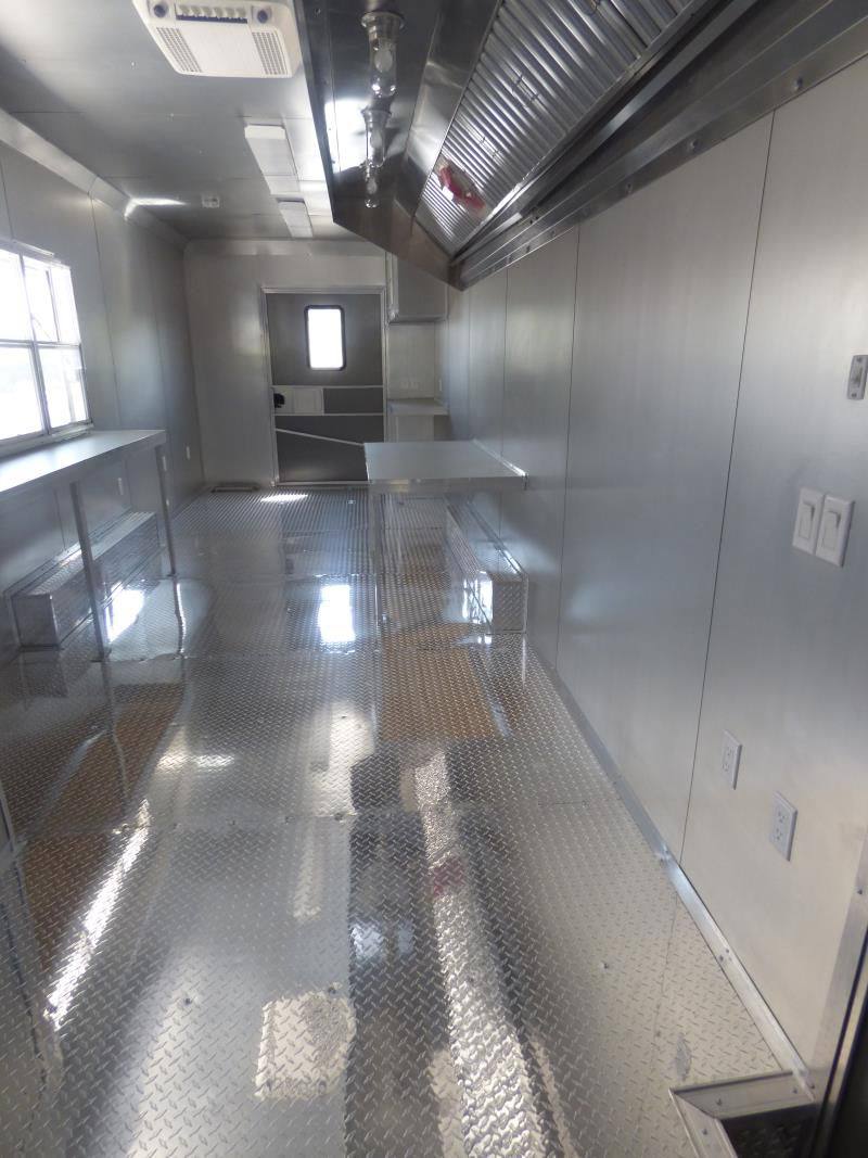 1386-concession-trailer-8.5-x28-red-food-catering-enclosed-kitchen-15.jpg Concession Trailer 8.5'x28' Red - Food Catering Enclosed Kitchen