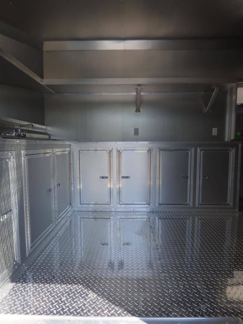 1386-concession-trailer-8.5-x28-red-food-catering-enclosed-kitchen-19.jpg Concession Trailer 8.5'x28' Red - Food Catering Enclosed Kitchen