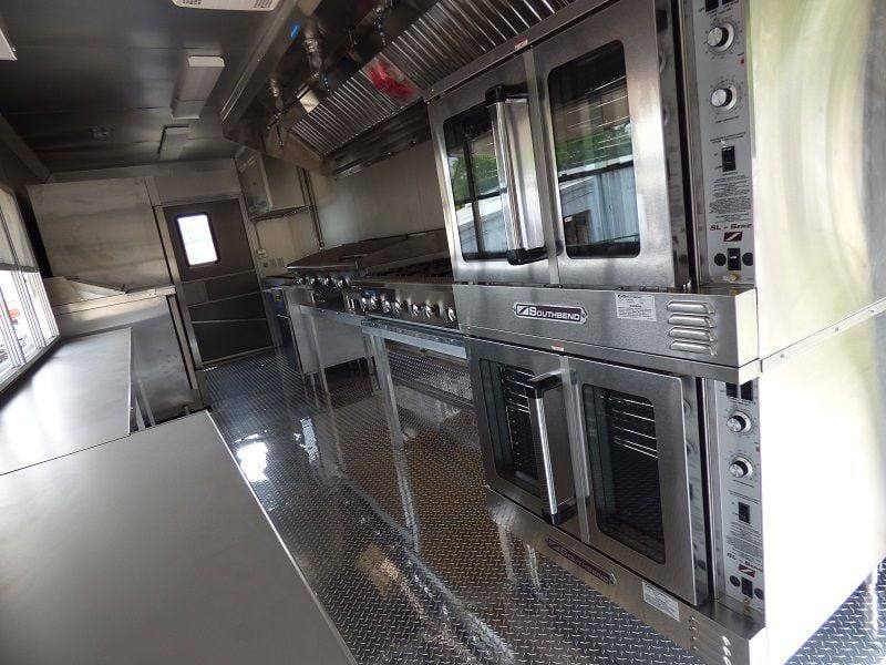 1386-concession-trailer-8.5-x28-red-food-catering-enclosed-kitchen-22.jpg Concession Trailer 8.5'x28' Red - Food Catering Enclosed Kitchen