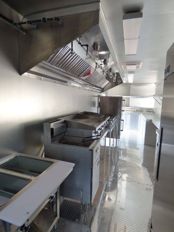 1386-concession-trailer-8.5-x28-red-food-catering-enclosed-kitchen-30.jpg Concession Trailer 8.5'x28' Red - Food Catering Enclosed Kitchen