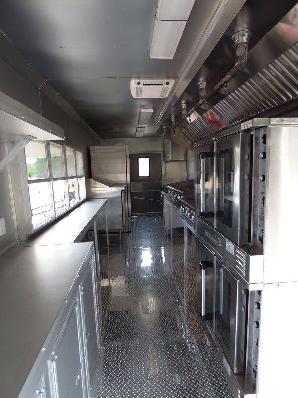 1386-concession-trailer-8.5-x28-red-food-catering-enclosed-kitchen-31.jpg Concession Trailer 8.5'x28' Red - Food Catering Enclosed Kitchen