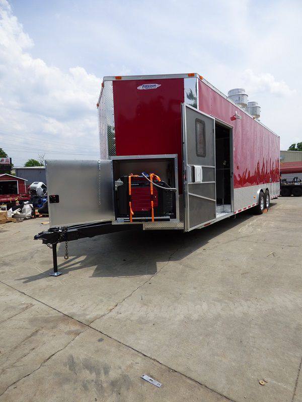 1386-concession-trailer-8.5-x28-red-food-catering-enclosed-kitchen-35.jpg Concession Trailer 8.5'x28' Red - Food Catering Enclosed Kitchen
