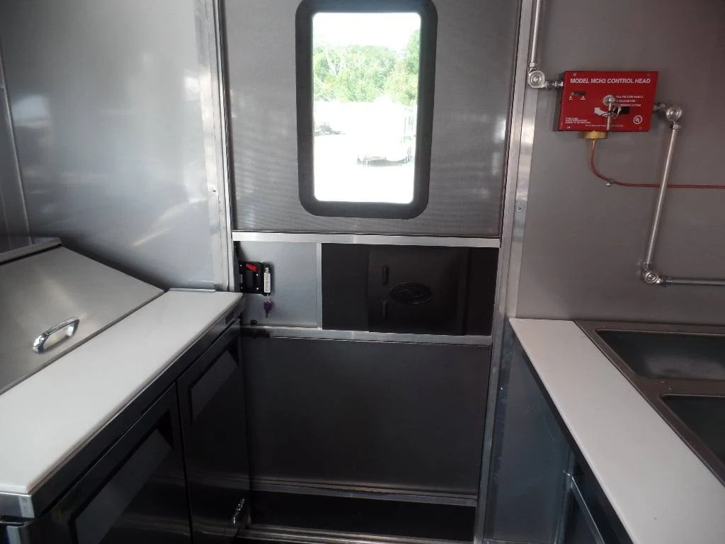 139-8.5-x-16-food-event-concession-emerald-green-trailer-with-appliances-10.webp 8.5' x 16' Food Event Concession Emerald Green Trailer With Appliances