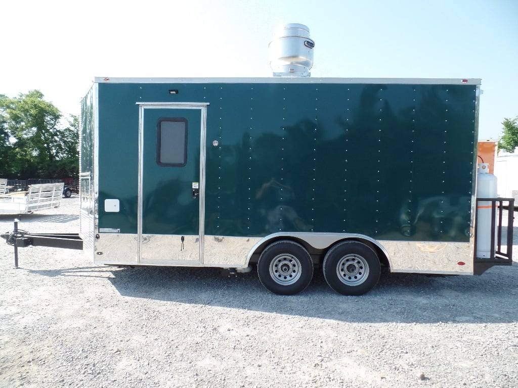 139-8.5-x-16-food-event-concession-emerald-green-trailer-with-appliances-13.jpg 8.5' x 16' Food Event Concession Emerald Green Trailer With Appliances