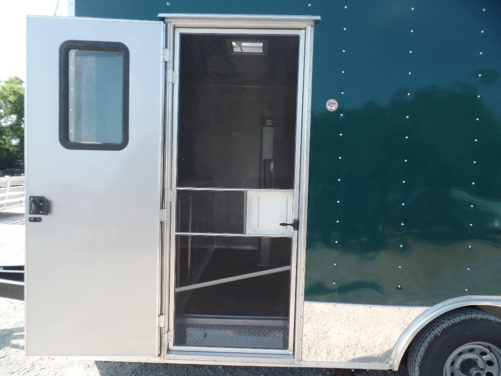 139-8.5-x-16-food-event-concession-emerald-green-trailer-with-appliances-18.jpg 8.5' x 16' Food Event Concession Emerald Green Trailer With Appliances