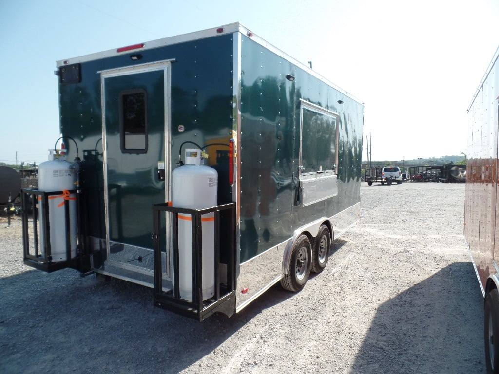 139-8.5-x-16-food-event-concession-emerald-green-trailer-with-appliances-8.jpg 8.5' x 16' Food Event Concession Emerald Green Trailer With Appliances