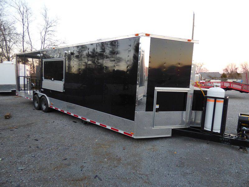1390-concession-trailer-8.5-x30-black-smoker-food-catering-with-appliances-42.jpg Concession Trailer 8.5'x30' Black - Smoker Food Catering (with Appliances)