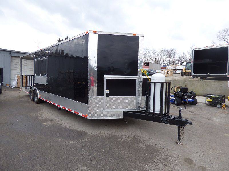 1390-concession-trailer-8.5-x30-black-smoker-food-catering-with-appliances-7.jpg Concession Trailer 8.5'x30' Black - Smoker Food Catering (with Appliances)