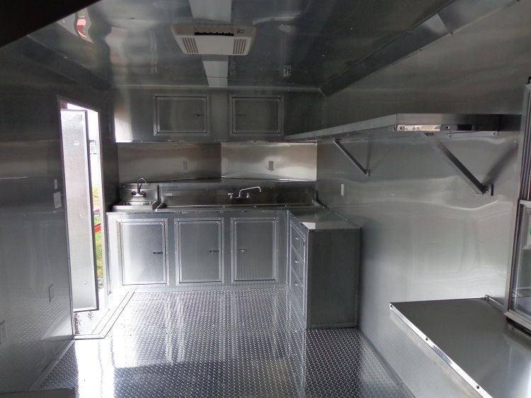 1391-concession-trailer-8.5-x30-bbq-smoker-food-vending-charcoal-grey-10.jpg Concession Trailer 8.5'x30' BBQ Smoker Food Vending (Charcoal Grey)