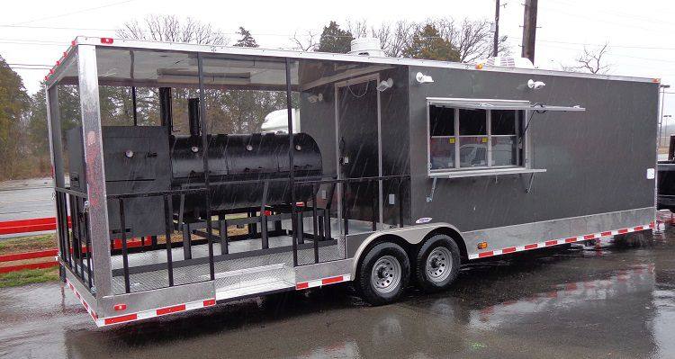 1391-concession-trailer-8.5-x30-bbq-smoker-food-vending-charcoal-grey-15.jpg Concession Trailer 8.5'x30' BBQ Smoker Food Vending (Charcoal Grey)