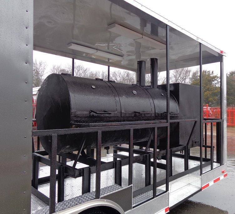 1391-concession-trailer-8.5-x30-bbq-smoker-food-vending-charcoal-grey-6.jpg Concession Trailer 8.5'x30' BBQ Smoker Food Vending (Charcoal Grey)
