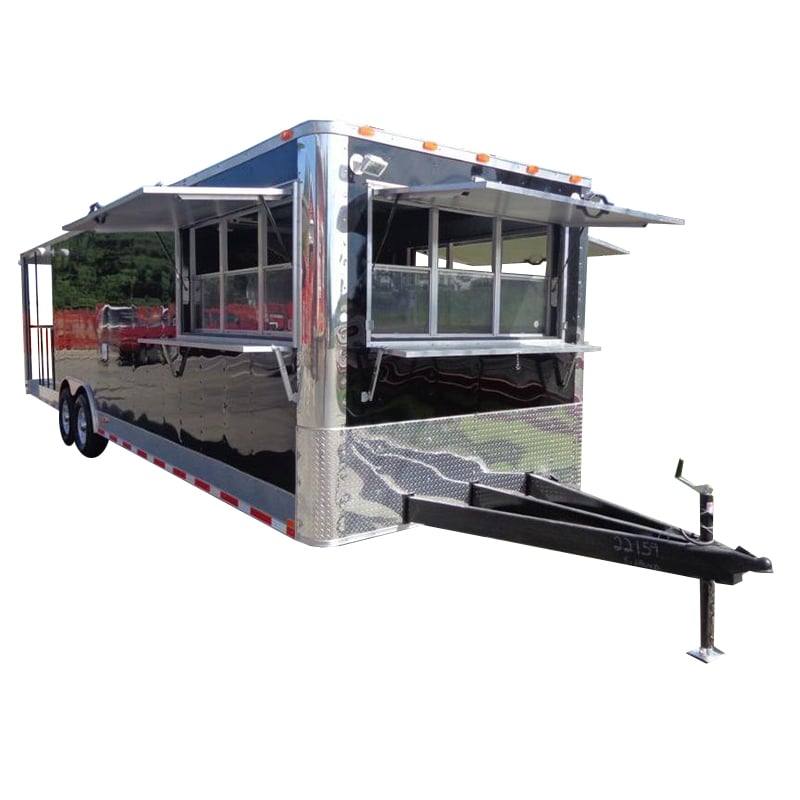 1392-concession-trailer-8.5-x30-black-bbq-smoker-event-food-catering-1.jpg Concession Trailer 8.5'x30' Black - BBQ Smoker Event Food Catering