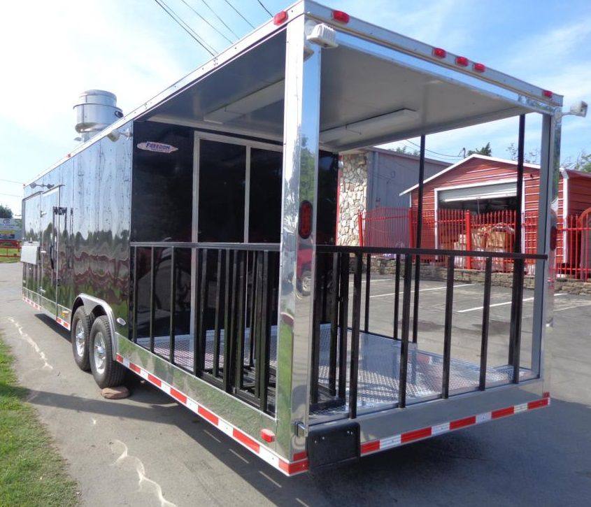 1392-concession-trailer-8.5-x30-black-bbq-smoker-event-food-catering-10.jpg Concession Trailer 8.5'x30' Black - BBQ Smoker Event Food Catering