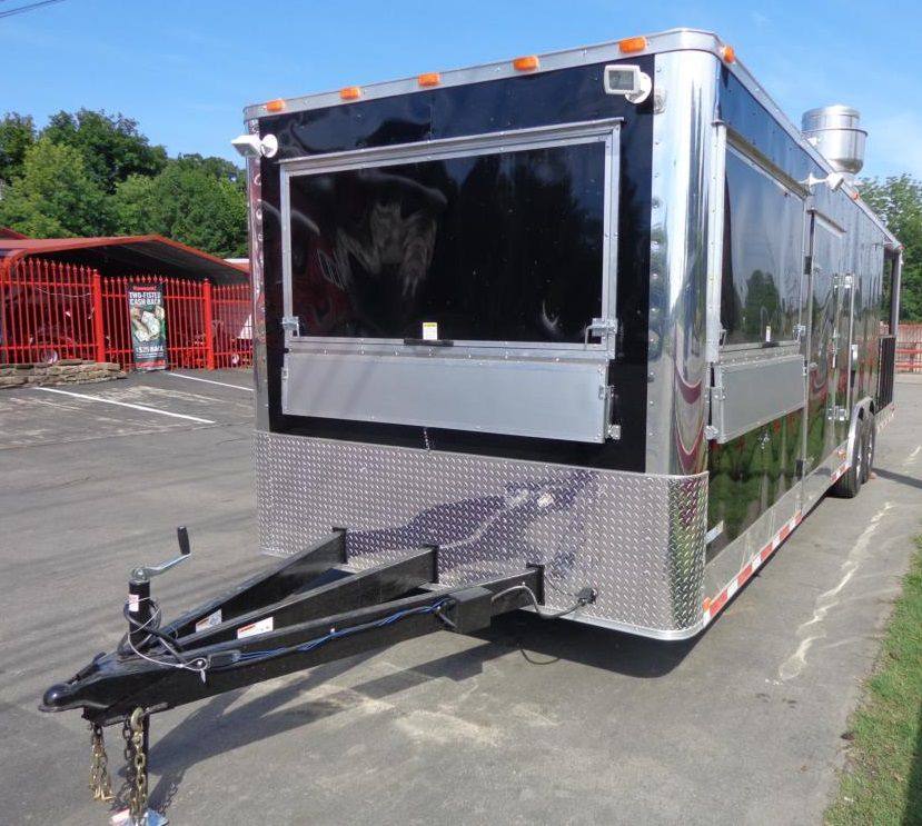 1392-concession-trailer-8.5-x30-black-bbq-smoker-event-food-catering-12.jpg Concession Trailer 8.5'x30' Black - BBQ Smoker Event Food Catering