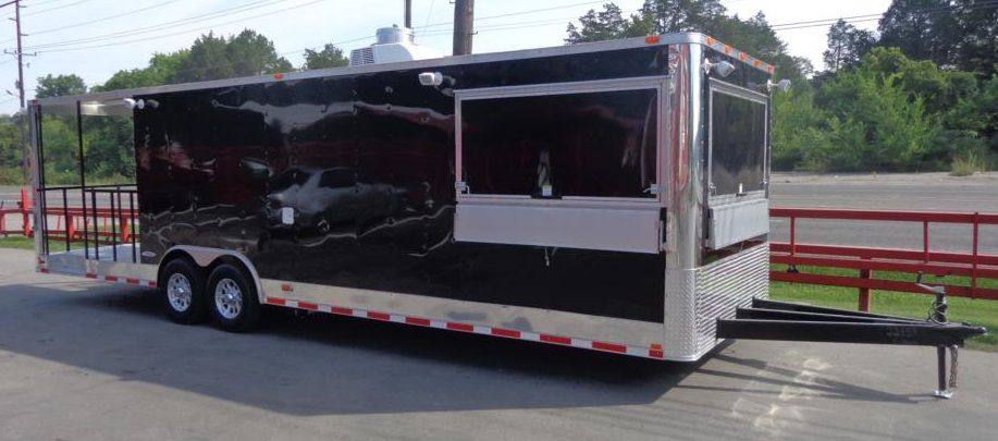 1392-concession-trailer-8.5-x30-black-bbq-smoker-event-food-catering-14.jpg Concession Trailer 8.5'x30' Black - BBQ Smoker Event Food Catering