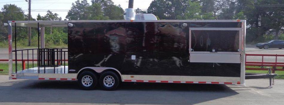 1392-concession-trailer-8.5-x30-black-bbq-smoker-event-food-catering-4.jpg Concession Trailer 8.5'x30' Black - BBQ Smoker Event Food Catering