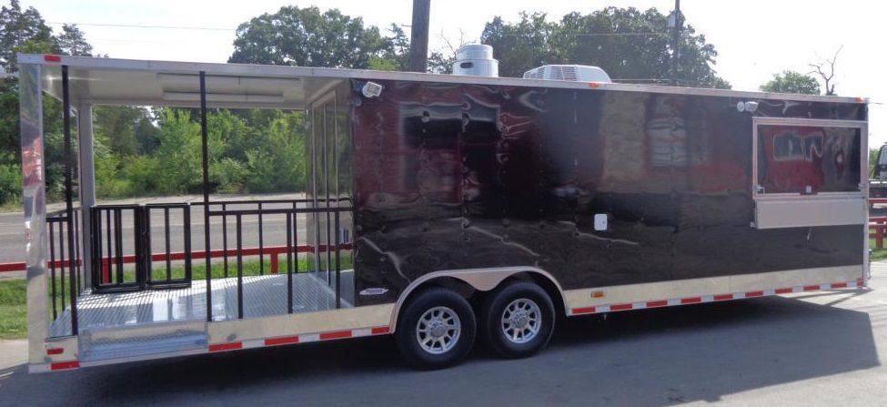 1392-concession-trailer-8.5-x30-black-bbq-smoker-event-food-catering-7.jpg Concession Trailer 8.5'x30' Black - BBQ Smoker Event Food Catering