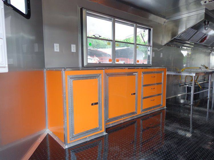 1395-concession-trailer-8.5-x30-catering-bbq-food-event-orange-black-29.jpg Concession Trailer 8.5'x30' Catering BBQ Food Event (Orange & Black)