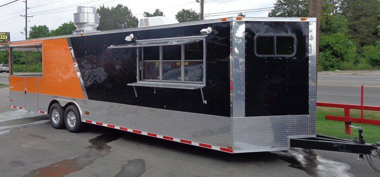 1395-concession-trailer-8.5-x30-catering-bbq-food-event-orange-black-31.jpg Concession Trailer 8.5'x30' Catering BBQ Food Event (Orange & Black)