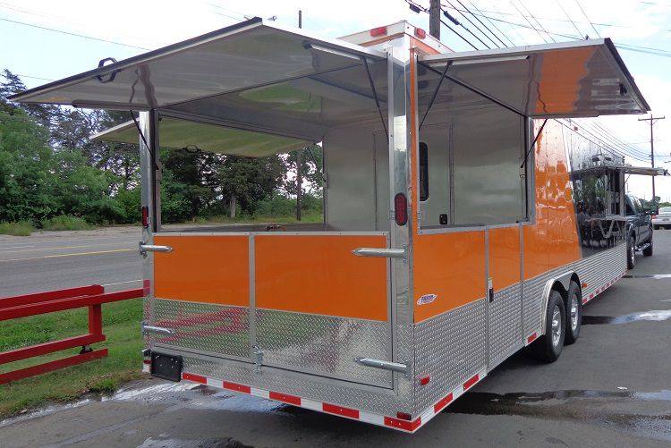1395-concession-trailer-8.5-x30-catering-bbq-food-event-orange-black-40.jpg Concession Trailer 8.5'x30' Catering BBQ Food Event (Orange & Black)