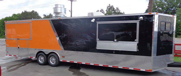 1395-concession-trailer-8.5-x30-catering-bbq-food-event-orange-black-44.jpg Concession Trailer 8.5'x30' Catering BBQ Food Event (Orange & Black)