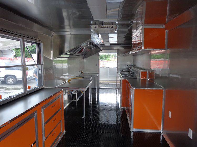 1395-concession-trailer-8.5-x30-catering-bbq-food-event-orange-black-56.jpg Concession Trailer 8.5'x30' Catering BBQ Food Event (Orange & Black)
