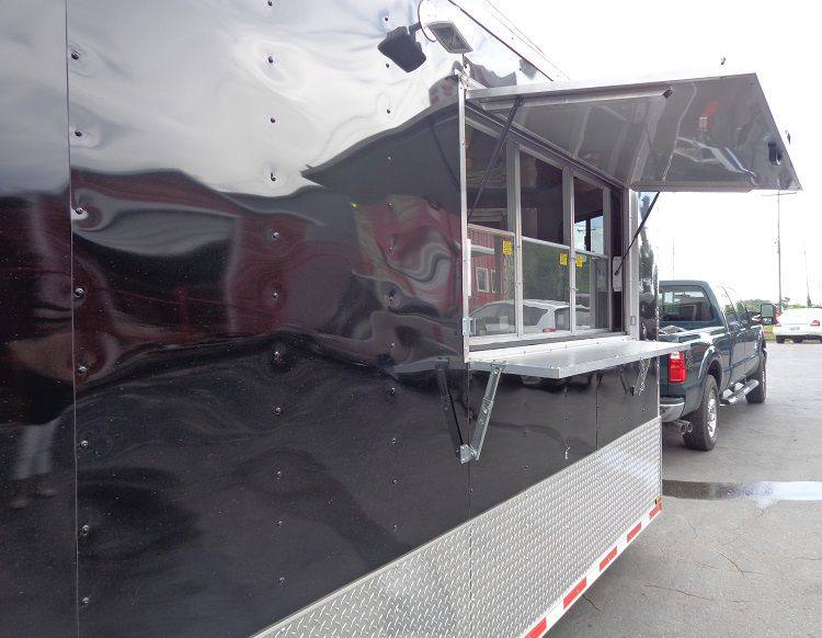 1395-concession-trailer-8.5-x30-catering-bbq-food-event-orange-black-59.jpg Concession Trailer 8.5'x30' Catering BBQ Food Event (Orange & Black)