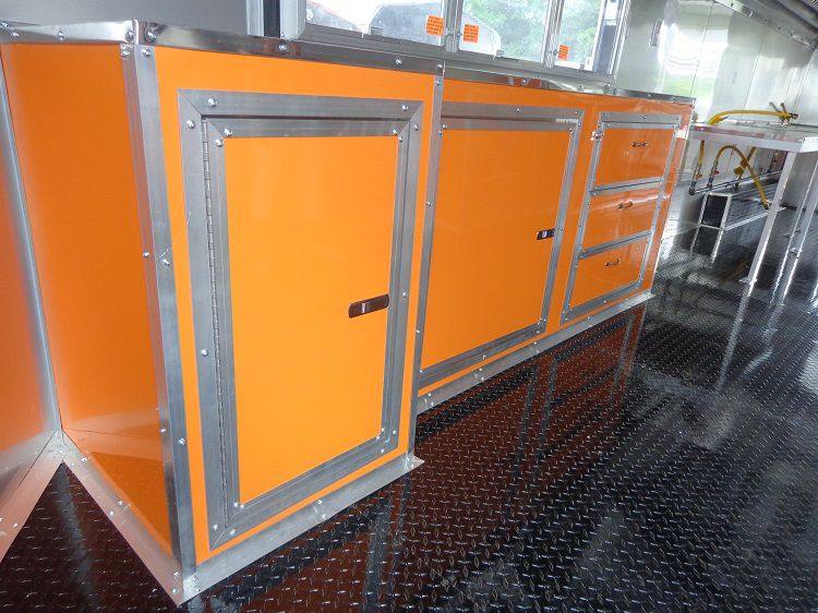 1395-concession-trailer-8.5-x30-catering-bbq-food-event-orange-black-7.jpg Concession Trailer 8.5'x30' Catering BBQ Food Event (Orange & Black)