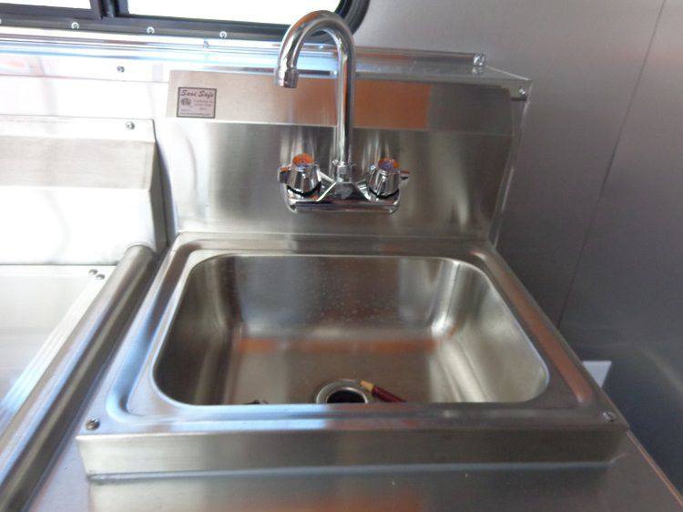1396-concession-trailer-8.5-x30-event-bbq-smoker-catering-black-orange-restroom-18.jpg Concession Trailer 8.5'x30' Event BBQ Smoker Catering (Black & Orange) Restroom