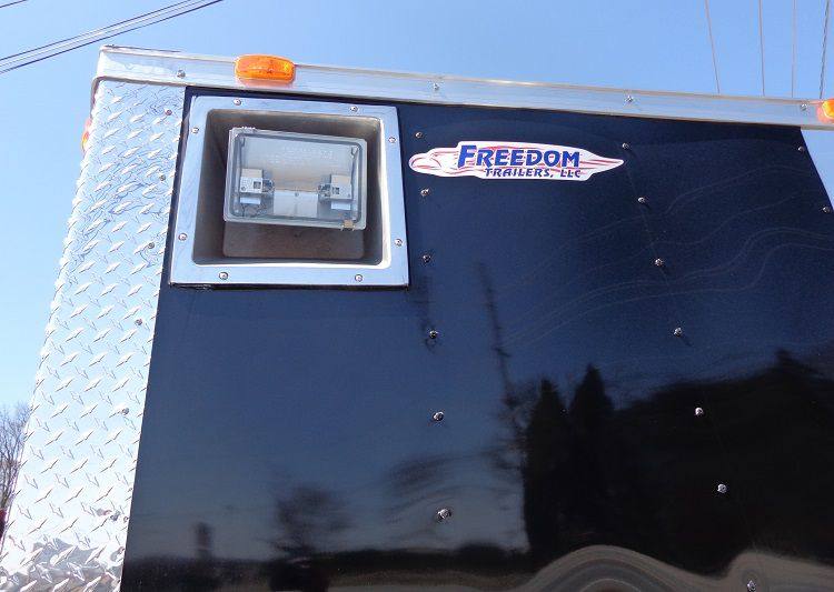 1396-concession-trailer-8.5-x30-event-bbq-smoker-catering-black-orange-restroom-2.jpg Concession Trailer 8.5'x30' Event BBQ Smoker Catering (Black & Orange) Restroom