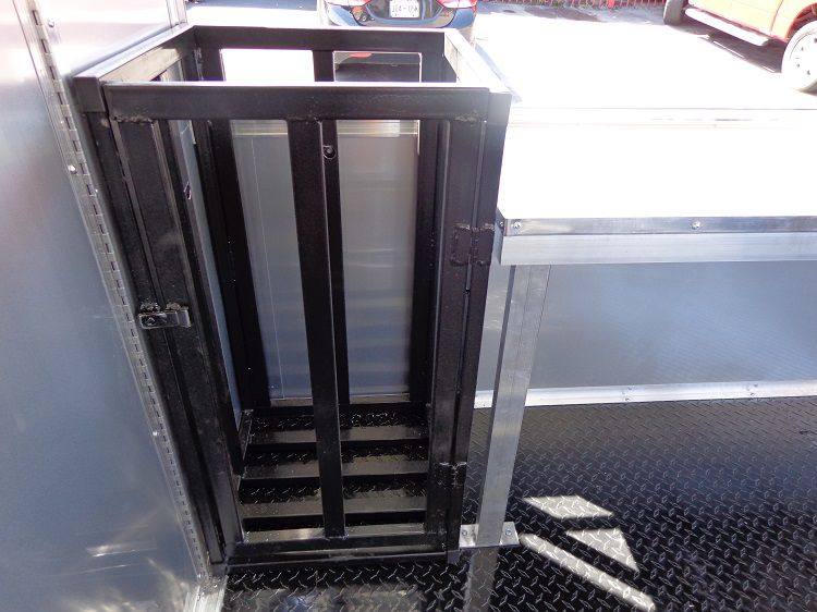 1396-concession-trailer-8.5-x30-event-bbq-smoker-catering-black-orange-restroom-24.jpg Concession Trailer 8.5'x30' Event BBQ Smoker Catering (Black & Orange) Restroom