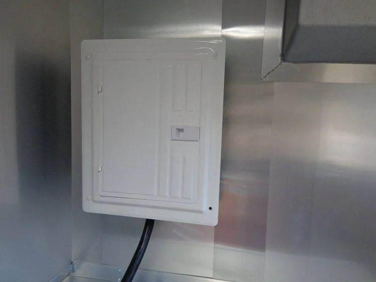 1396-concession-trailer-8.5-x30-event-bbq-smoker-catering-black-orange-restroom-25.webp Concession Trailer 8.5'x30' Event BBQ Smoker Catering (Black & Orange) Restroom