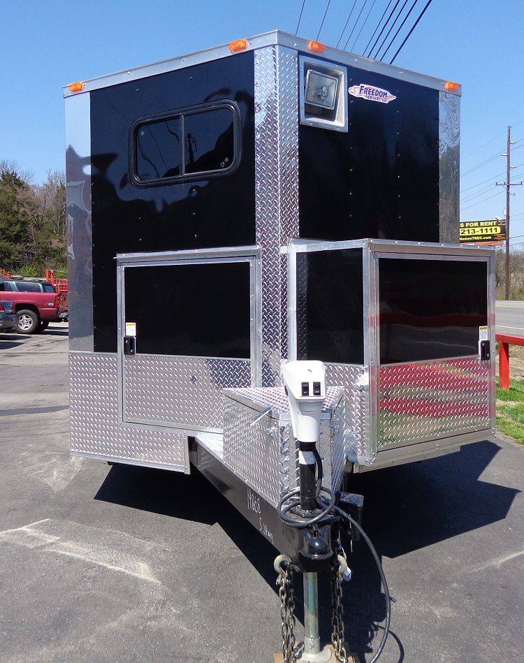 1396-concession-trailer-8.5-x30-event-bbq-smoker-catering-black-orange-restroom-28.jpg Concession Trailer 8.5'x30' Event BBQ Smoker Catering (Black & Orange) Restroom