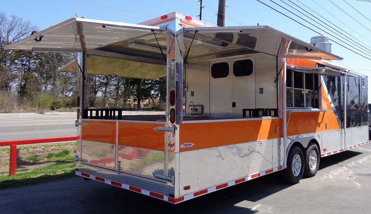 1396-concession-trailer-8.5-x30-event-bbq-smoker-catering-black-orange-restroom-37.jpg Concession Trailer 8.5'x30' Event BBQ Smoker Catering (Black & Orange) Restroom