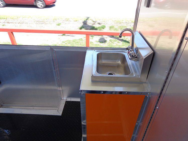 1396-concession-trailer-8.5-x30-event-bbq-smoker-catering-black-orange-restroom-42.jpg Concession Trailer 8.5'x30' Event BBQ Smoker Catering (Black & Orange) Restroom