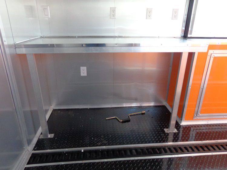 1396-concession-trailer-8.5-x30-event-bbq-smoker-catering-black-orange-restroom-48.jpg Concession Trailer 8.5'x30' Event BBQ Smoker Catering (Black & Orange) Restroom