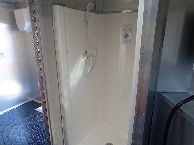1396-concession-trailer-8.5-x30-event-bbq-smoker-catering-black-orange-restroom-52.jpg Concession Trailer 8.5'x30' Event BBQ Smoker Catering (Black & Orange) Restroom