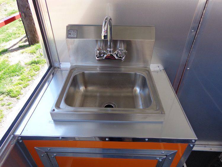 1396-concession-trailer-8.5-x30-event-bbq-smoker-catering-black-orange-restroom-59.jpg Concession Trailer 8.5'x30' Event BBQ Smoker Catering (Black & Orange) Restroom